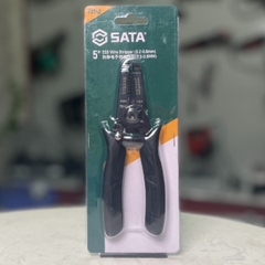 Kìm tuốt dây điện 5inch 0.2-0.8mm tay cầm chống tĩnh điện Sata 75142