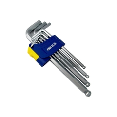 Bộ lục giác bi 1.5-10mm thép CR-V Kingblue KL5-09 chính hãng Kingblue - hình 1