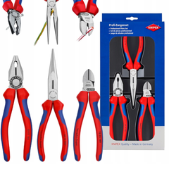 Bộ 3 kìm điện, cắt, nhọn chuyên dụng Knipex 00 20 11
