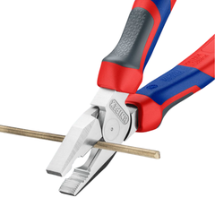 Kìm đa năng lưỡi cắt HRC 63, mạ chrome 180mm Knipex 02 05 180
