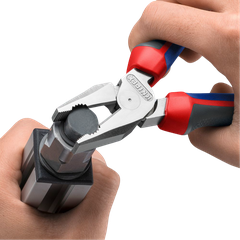 Kìm đa năng lưỡi cắt HRC 63, mạ chrome 180mm Knipex 02 05 180