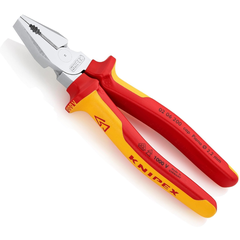 Kìm điện đa năng lưỡi cắt HRC 63, cách điện 1000V Knipex 02 06 200