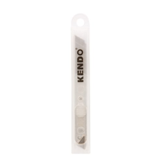 Lưỡi dao rọc giấy bằng thép SK5 chiều rộng 18mm (10 cái/bộ) Kendo 30652