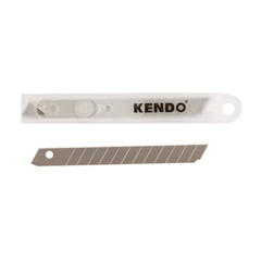 Lưỡi dao rọc giấy bằng thép SK5 chiều rộng 18mm (10 cái/bộ) Kendo 30652