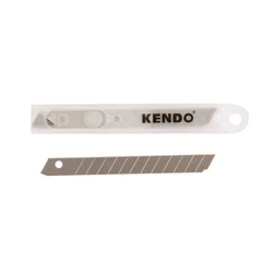 Lưỡi dao rọc giấy bằng thép SK5 chiều rộng 9mm (10 cái/bộ) Kendo 30651