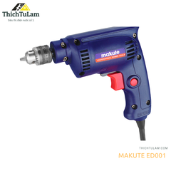 Máy khoan điện mini 260w tốc độ cao Makute ED001