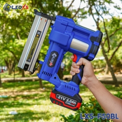 Súng bắn đinh dùng pin không chổi than chân pin phổ thông Leoxs LXS-F50BL