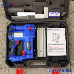 Súng bắn đinh dùng pin không chổi than chân pin phổ thông Leoxs LXS-F50BL
