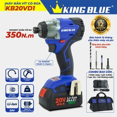 Máy bắn vít (có búa) 20V Kingblue KB20VD1