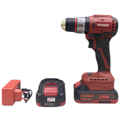 Máy khoan pin M21V 58Nm Toyoko T0121F (2 pin + 1 sạc)