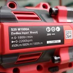 Máy bắn bu lông pin M21 1000Nm Sfunpro S20M1000A-4.0 (2 pin 4Ah + 1 sạc)
