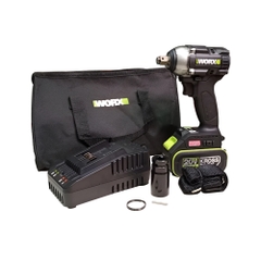 Máy bắn bu lông pin 20V 400Nm Worx WE272.14.2B