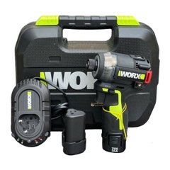 Máy bắn vít pin 12V 50Nm búa dầu Worx WU138