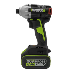 Máy bắn vít pin 20V, 230Nm Worx WU290D.14.6B (1 pin 4Ah + 1 sạc 6Ah)