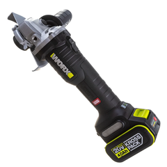 Máy mài góc 125mm pin 20V, 3 tốc độ Worx WU809.15.6B (1 pin 5Ah, 1 sạc 6Ah)