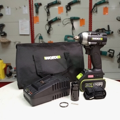 Máy siết bu lông cầm tay 20V (Bộ 1 pin 4Ah) Worx WE272.14.2B