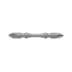 Mũi vít bake 2 đầu bằng thép S2 PH2PH2 x 65mm (vỉ 10 cái) Brosco BR2PH2D065
