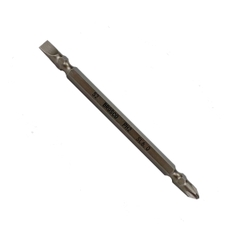 Mũi vít hai đầu SL6-PH2x110mm bằng thép S2 (vỉ 10 cái) Brosco BRPH2SL60C110