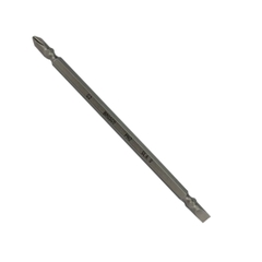 Mũi vít hai đầu SL6-PH2x150mm bằng thép S2 (vỉ 10 cái) Brosco BRPH2SL60C150