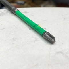 Mũi vít vặn ốc CB FPH2 x 110mm bằng thép S2 (vỉ 10 cái) Brosco BRE55FPH2110