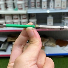 Mũi vít vặn ốc CB FPH2 x 110mm bằng thép S2 (vỉ 10 cái) Brosco BRE55FPH2110