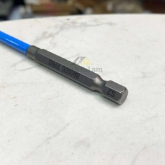 Mũi vít vặn ốc CB FPH3 x 110mm bằng thép S2 (vỉ 10 cái) Brosco BRE70FPH3110