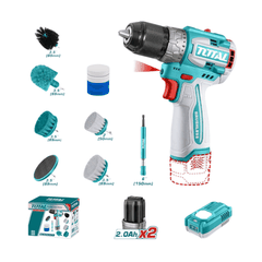 Combo máy khoan 16V TDLI16681 không chổi than &11 bàn chải TACB1101 Total TOSLI240786