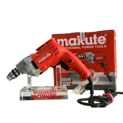 Máy khoan điện (đầu nhôm) 550W 10mm Makute ED002-RED