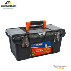 Thùng đồ nghề màu đen 19in (48 x 22 x 22cm) CFCOOPER TB-19Đ