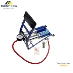 Bơm đạp hai ống Cmart  L0002