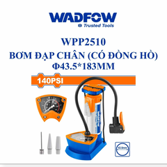 Bơm đạp chân (có đồng hồ) φ43.5*183mm Wadfow WPP2510