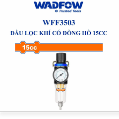 Đầu lọc khí có  đồng hồ 15cc Wadfow WFF3503