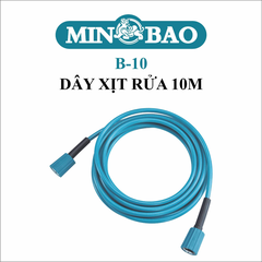 Dây xịt áp lực máy rửa xe 10m Minbao B-10M