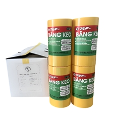 Băng keo giấy WASHI nhật số 400 màu vàng 40mm Maru-T WP400-40