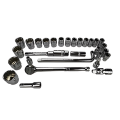 Bộ đầu tuýp nối 1/2 32 chi tiết Cmart K0108