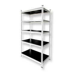 Kệ théo đa năng 5 tầng 107cm màu trắng đen CSPS VNSV107A5BB2TĐ