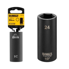 Đầu tuýp đen 24mm 1/2inch Dewalt DT7557-QZ