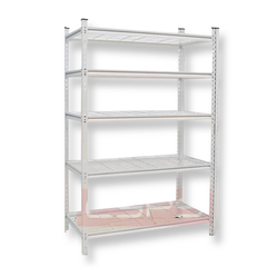 Kệ thép 5 tầng ngăn lưới màu trắng 152cm CSPS VNSV152A5BT1