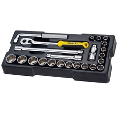 Bộ cần và đầu tuýp cao cấp 23 chi tiết Stanley STMT74726-8C