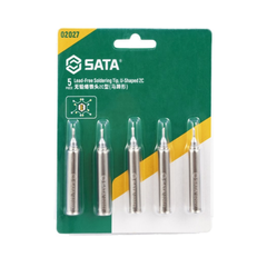 Bộ mỏ hàn 2C mũi chữ U (bộ 5 cái) Sata 02027