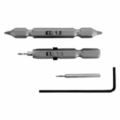 Bộ mũi khoan mở vít tòe đầu M2.5-M5 (1.5mm, 2mm) Star-M No.5050