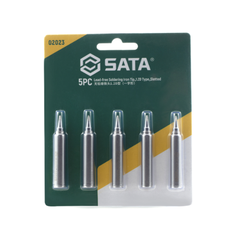 Bộ mỏ hàn 1.2D mũi phẳng (bộ 5 cái) Sata 02023