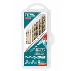 Bộ 8 mũi  khoan kim  loại HSS Total  TACSD0801