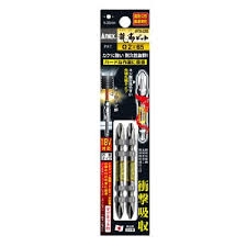 Mũi bắn vít 2 đầu bake 4 cạnh PH2 dài 65mm Anex ARTM-2065 có từ tính