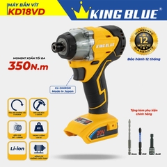 Thân máy bắn bu lông ( có búa ) 18V Kingblue KD18VD