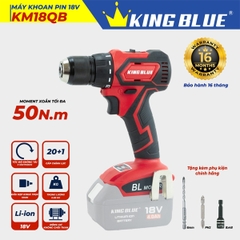 Thân máy khoan pin 18V Kingblue KM18QB (Chân pin Makita)