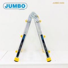 Thang nhôm gấp chữ A mở rộng JUMBO A403 dài 3.3m