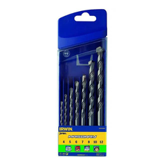 Bộ mũi khoan bê tông đuôi trụ 7 cây IRWIN 10501893