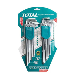 Bộ chìa lục giác và lục giác bông 1.5-10mm Total THT106KT0181