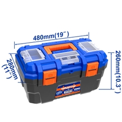 Hộp nhựa đựng dụng cụ 19inch Wadfow WTB1319